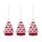 Mr. Christmas 5" Nostalgic Ceramic Tree Ornament with White Bulbs